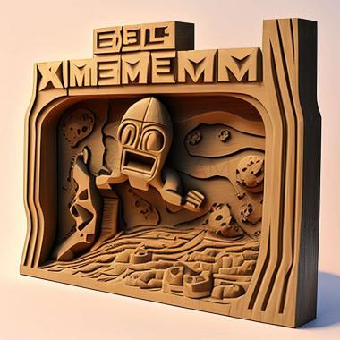 3D модель Гра Commander Keen 5 The Armageddon Machine (STL)